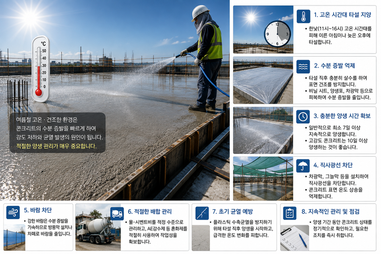 여름철 콘크리트 양생 시 주의해야 할 사항 1 ChatGPT Image 2026년 9월 3일 오후 12 45 39